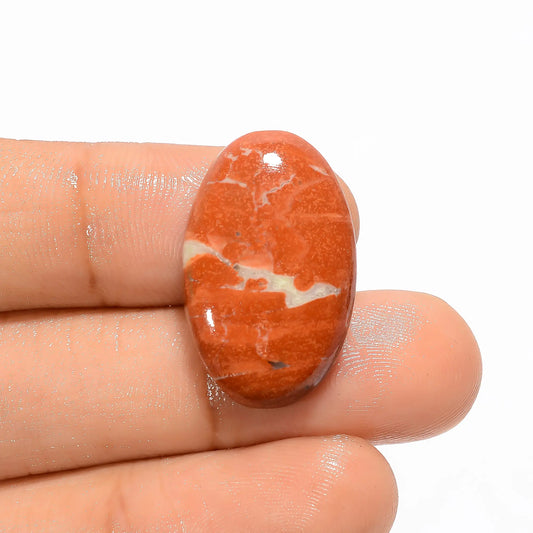 Immaculate Top Grade Quality 100% Natural Rainbow Jasper Oval Shape Cabochon Loose Gemstone For Making Jewelry 20 Ct. 24X15X5 mm V-2698