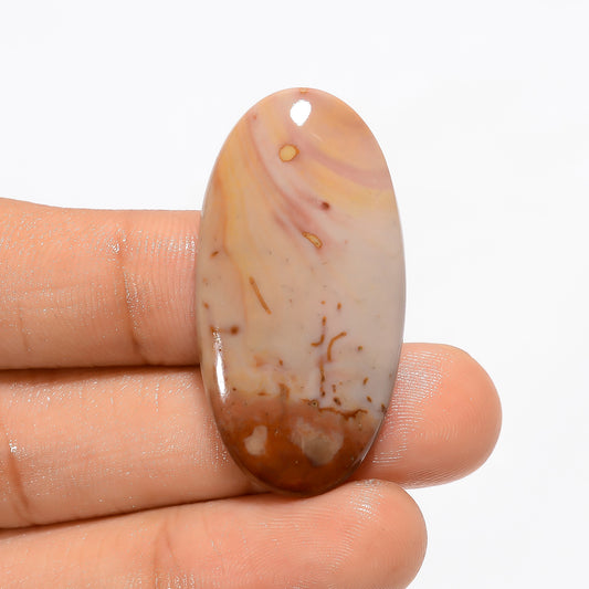 Unique Top Grade Quality 100% Natural Polychrome Jasper Oval Shape Cabochon Loose Gemstone For Making Jewelry 27 Ct. 38X20X5 mm V-3031