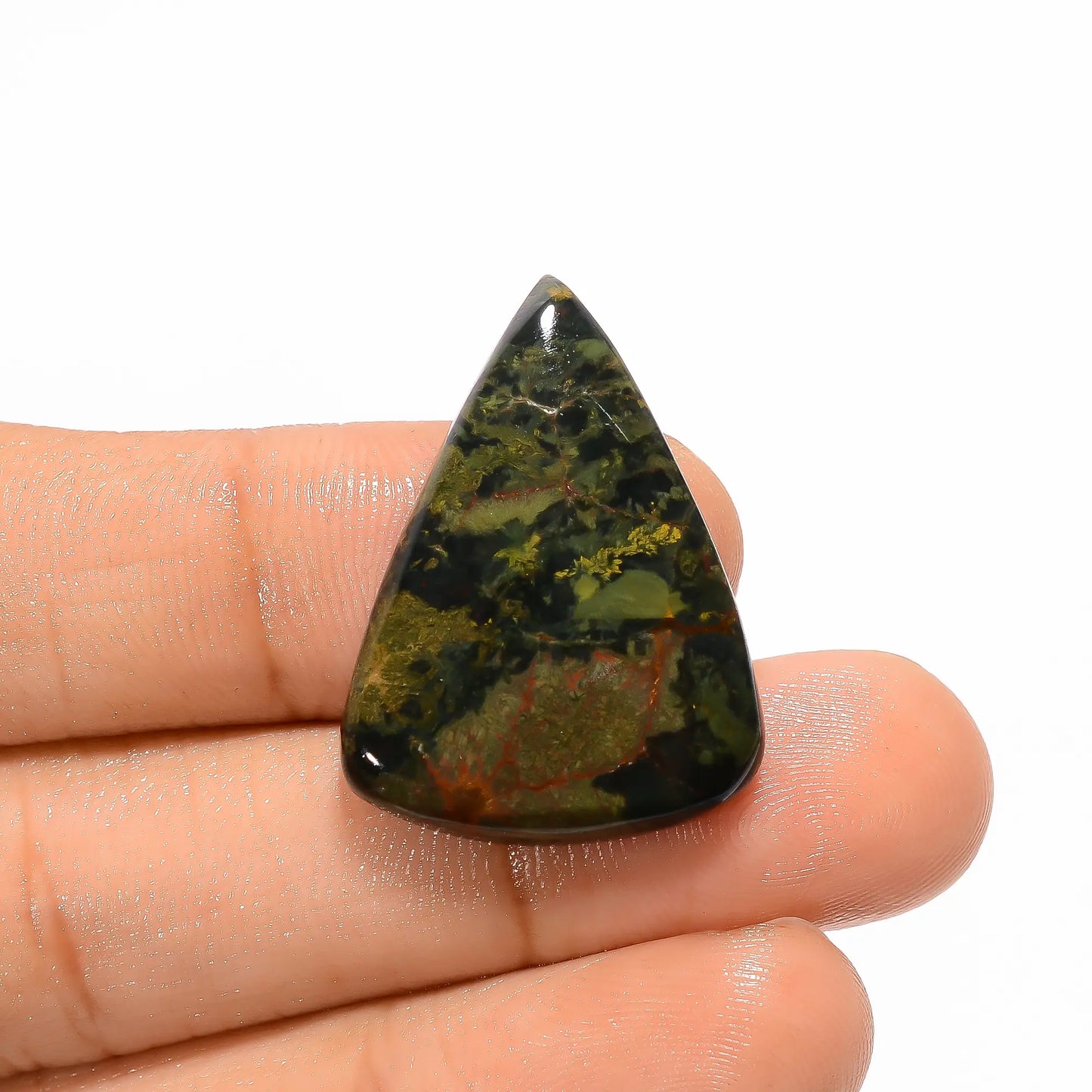 Marvellous Top Grade Quality 100% Natural Maligano Jasper Pear Shape Cabochon Loose Gemstone For Making Jewelry 21.5 Ct. 28X20X5 mm V-3338