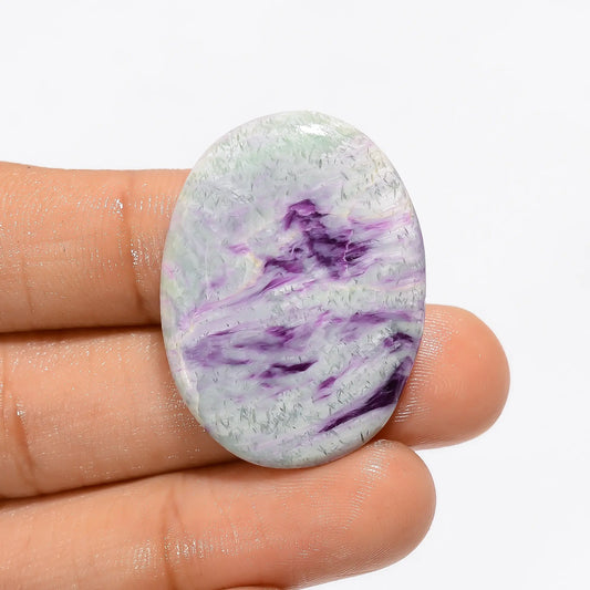 Fantastic Top Grade Quality 100% Natural kammererite  Oval Shape Cabochon Loose Gemstone For Making Jewelry 34 Ct. 33X24X5 mm V-3508