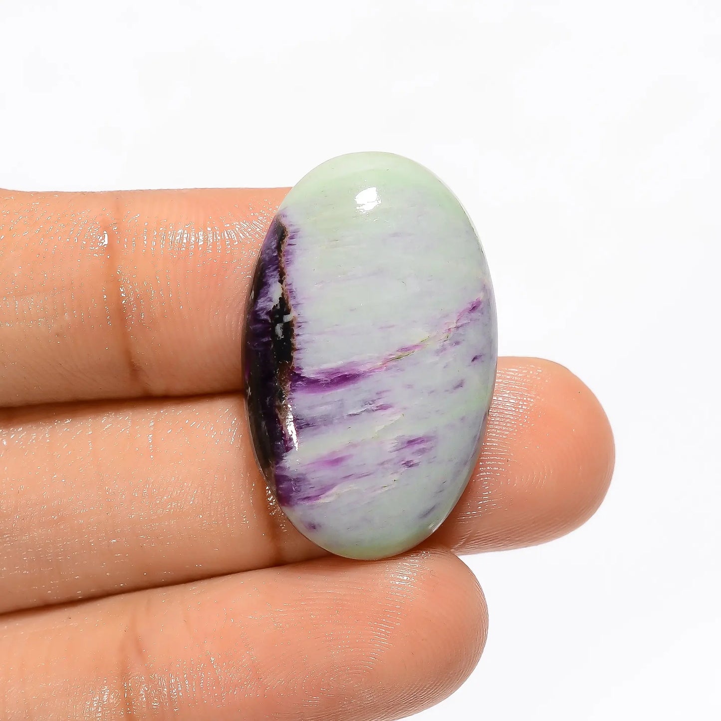 Incredible Top Grade Quality 100% Natural kammererite  Oval Shape Cabochon Loose Gemstone For Making Jewelry 28.5 Ct. 29X19X6 mm V-3511