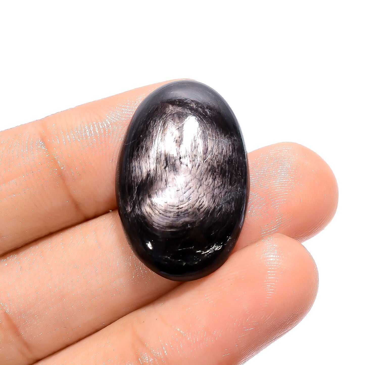 Supreme Top Grade Quality 100% Natural Hypersthene Oval Shape Cabochon Loose Gemstone For Making Jewelry 28 Ct. 27X17X5 mm V-3792