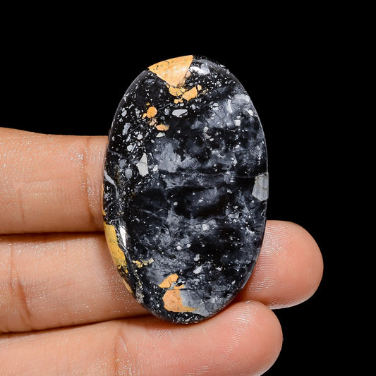 Wonderful Top Grade Quality 100% Natural Maligano Jasper Oval Shape Cabochon Loose Gemstone For Making Jewelry 57 Ct. 41X25X5 mm V-3922