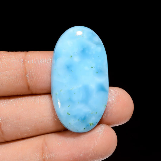 Mind Blowing Top Grade Quality 100% Natural Hemimorphite Oval Shape Cabochon Loose Gemstone For Making Jewelry 38 Ct. 36X19X6 mm V-4063