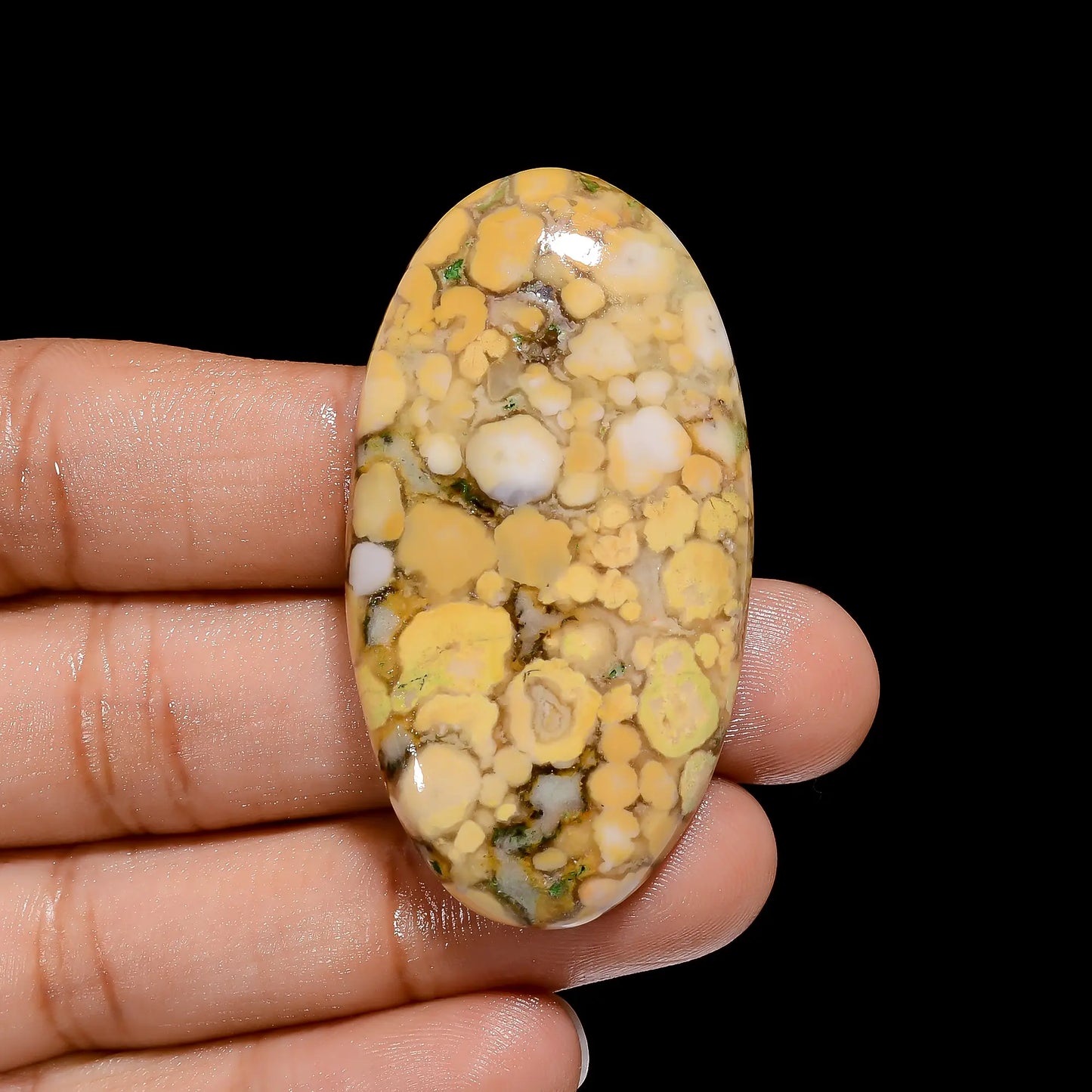 Excellent Top Grade Quality 100% Natural Cobra Jasper Agate Oval Shape Cabochon Loose Gemstone For Making Jewelry 72 Ct. 50X27X6 mm V-4079