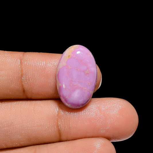 Outstanding Top Grade Quality 100% Natural Phosphosiderite Oval Shape Cabochon Loose Gemstone For Making Jewelry 11.5 Ct. 19X12X5 mm V-4164