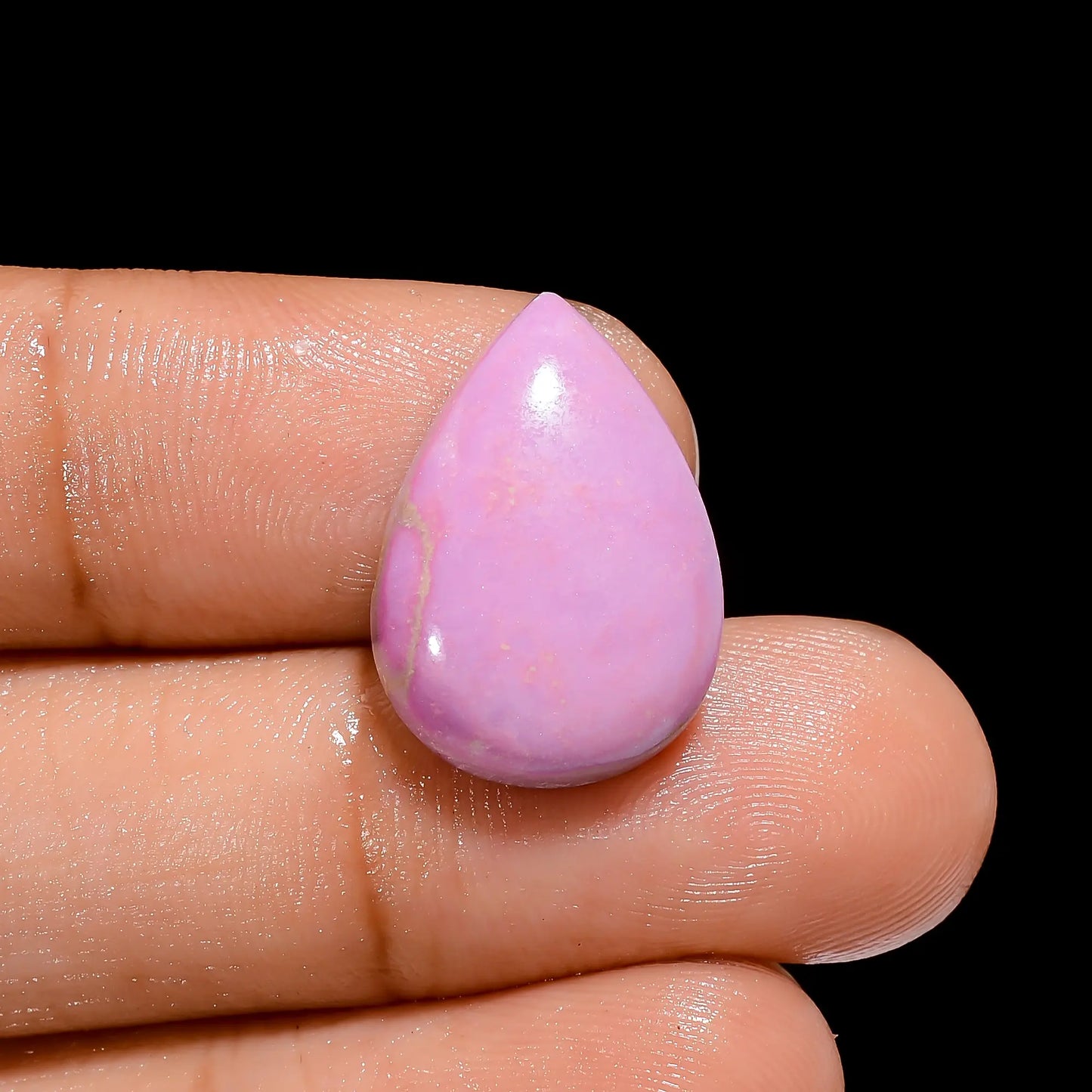 Superb Top Grade Quality 100% Natural Phosphosiderite Pear Shape Cabochon Loose Gemstone For Making Jewelry 10 Ct. 19X13X5 mm V-4166