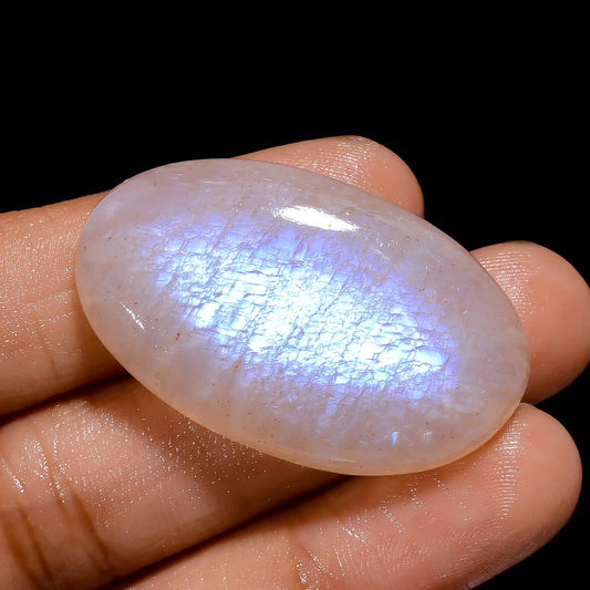 Wonderful Top Grade Quality 100% Natural Belomorite Oval Shape Cabochon Loose Gemstone For Making Jewelry 55 Ct. 38X23X7 mm V-4222