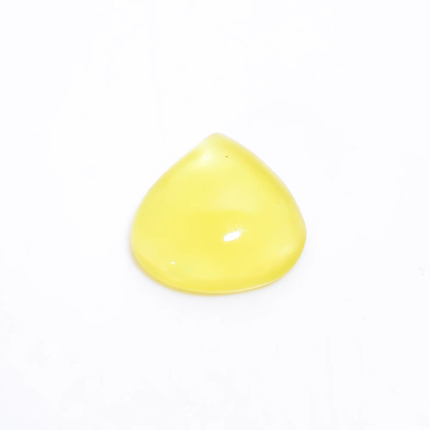 Incredible Top Grade Quality 100% Natural Lemon Prehnite Heart Shape Cabochon Loose Gemstone For Making Jewelry 25.5 Ct. 21X21X8 mm V-4364