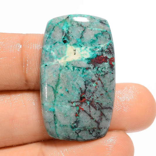 Excellent Top Grade Quality 100% Natural Sonora Sunrise Radiant Shape Cabochon Loose Gemstone For Making Jewelry 34 Ct. 33X20X5 mm V-4990