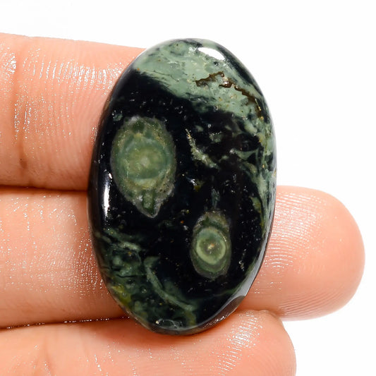 Wonderful Top Grade Quality 100% Natural Star Galaxy Jasper Oval Shape Cabochon Loose Gemstone For Making Jewelry 30.5 Ct. 29X18X6 mm V-5031