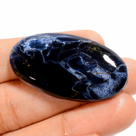 Wonderful Top Grade Quality 100% Natural Pietersite Oval Shape Cabochon Loose Gemstone For Making Jewelry 44 Ct. 39X21X5 mm V-5181