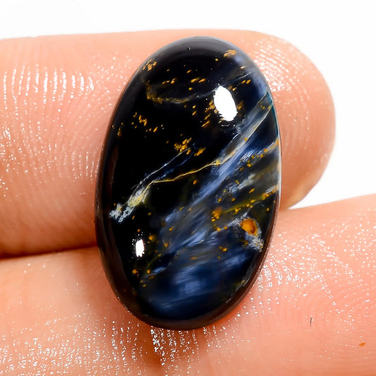 Elegant Top Grade Quality 100% Natural Pietersite Oval Shape Cabochon Loose Gemstone For Making Jewelry 10 Ct. 19X11X5 mm V-5190