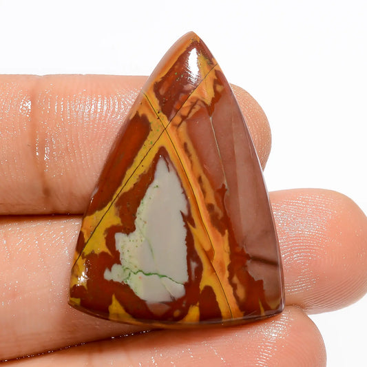 Wonderful Top Grade Quality 100% Natural Noreena Jasper Triangle Shape Cabochon Loose Gemstone For Making Jewelry 25.5 Ct. 30X22X4 mm V-5207