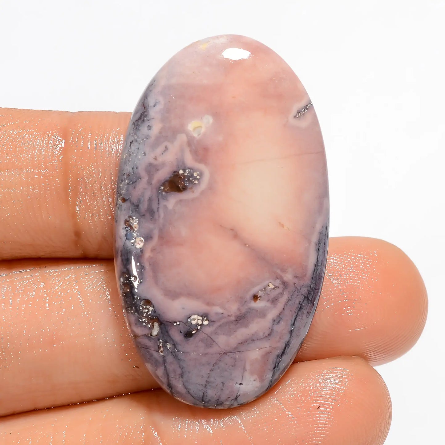 Gorgeous Top Grade Quality 100% Natural Porcelain Jasper Oval Shape Cabochon Loose Gemstone For Making Jewelry 35 Ct. 36X20X5 mm V-5276