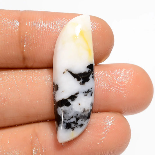 Excellent Top Grade Quality 100% Natural Buffalo S Shape Cabochon Loose Gemstone For Making Jewelry 16.5 Ct. 33X10X5 mm V-5314