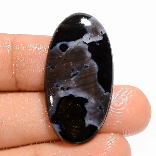 Gorgeous Top Grade Quality 100% Natural Gabbro Jasper Oval Shape Cabochon Loose Gemstone For Making Jewelry 26.5 Ct. 34X17X4 mm V-5765