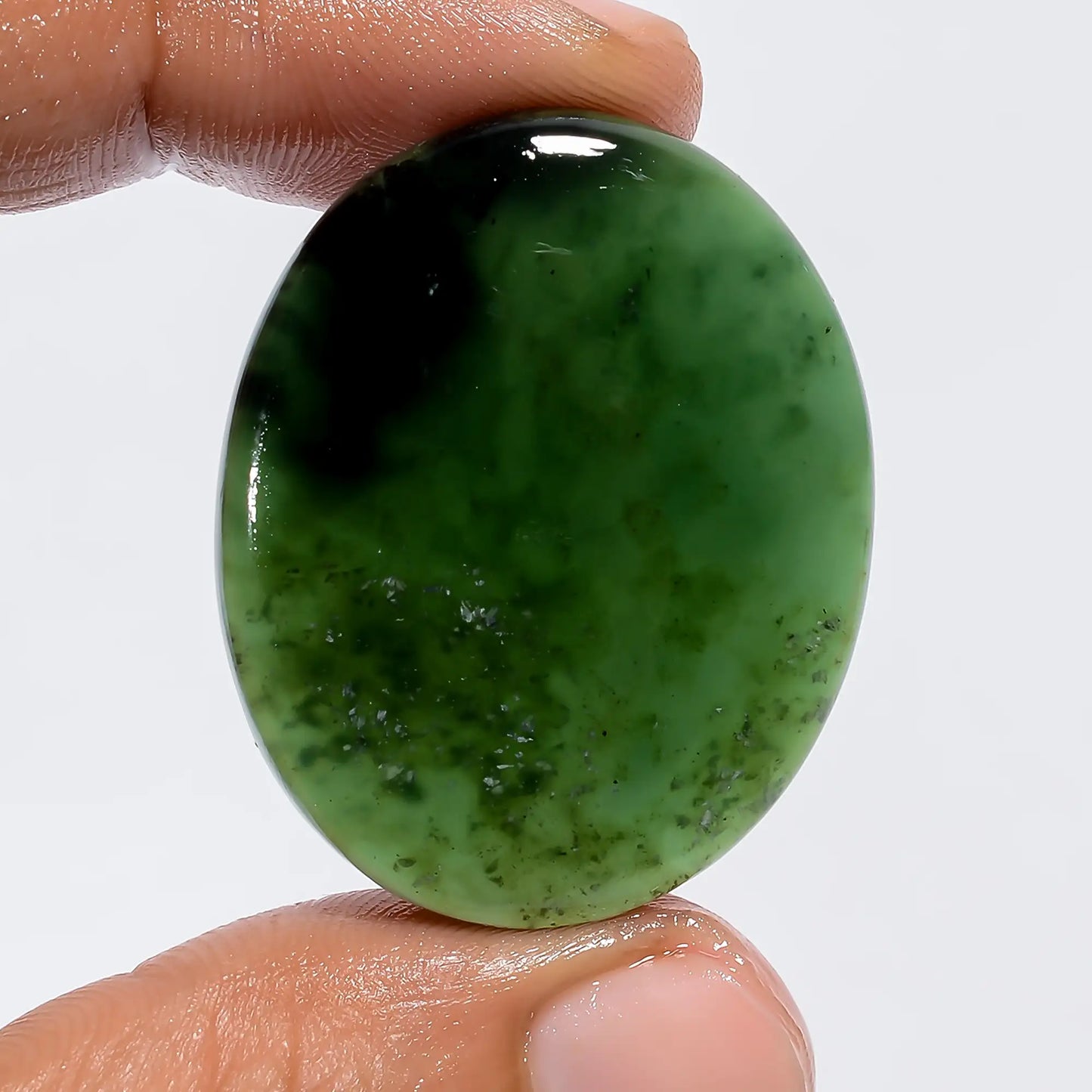 Amazing Top Grade Quality 100% Natural Serpentine Oval Shape Cabochon Loose Gemstone For Making Jewelry 50 Ct. 36X28X5 mm V-6199