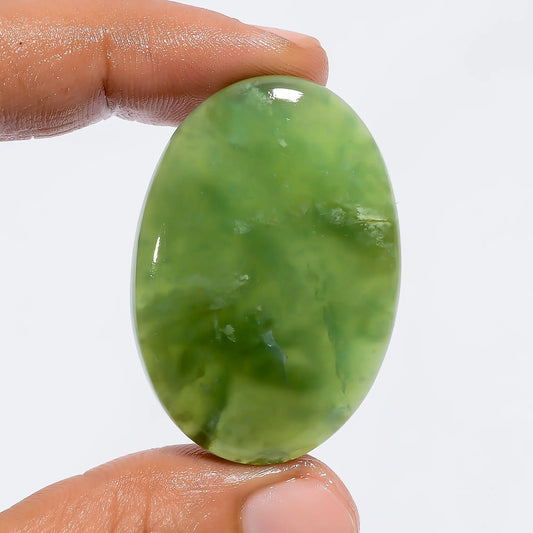 Attractive Top Grade Quality 100% Natural Serpentine Oval Shape Cabochon Loose Gemstone For Making Jewelry 70 Ct. 42X29X7 mm V-6200