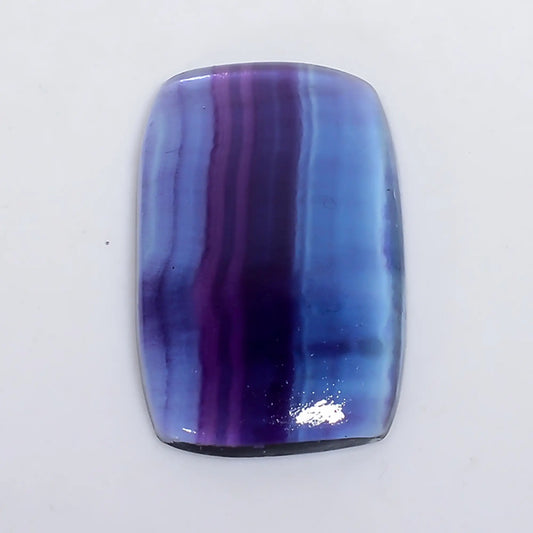 Elegant Top Grade Quality 100% Natural Fluorite Radiant Shape Cabochon Loose Gemstone For Making Jewelry 20.5 Ct. 26X16X4 mm V-6417