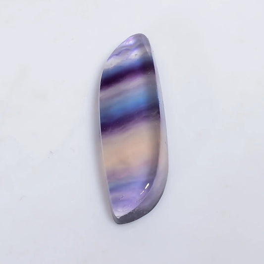 Wonderful Top Grade Quality 100% Natural Fluorite Fancy Shape Cabochon Loose Gemstone For Making Jewelry 15 Ct. 28X8X5 mm V-6432