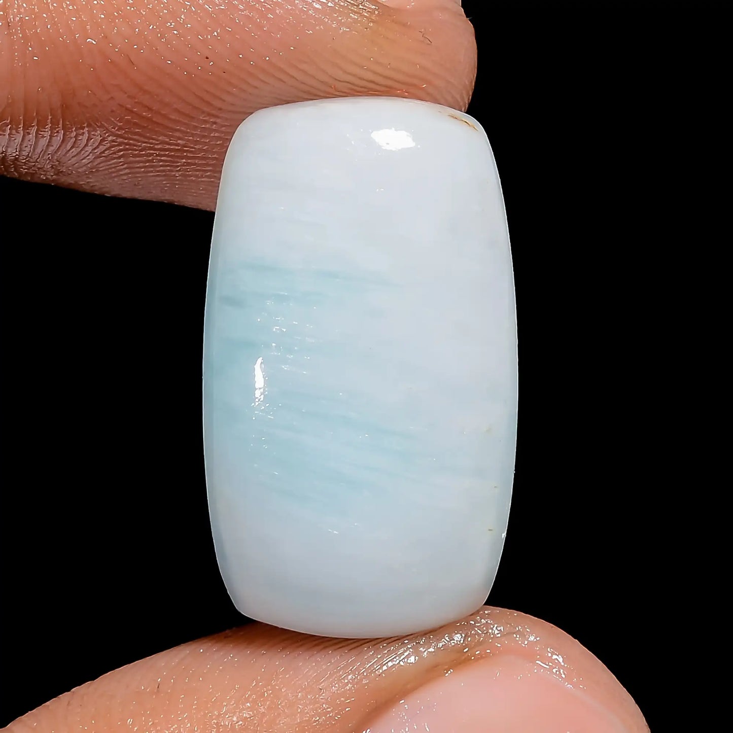 Outstanding Top Grade Quality 100% Natural Aragonite Radiant Shape Cabochon Loose Gemstone For Making Jewelry 16.5 Ct. 22X12X5 mm V-6466