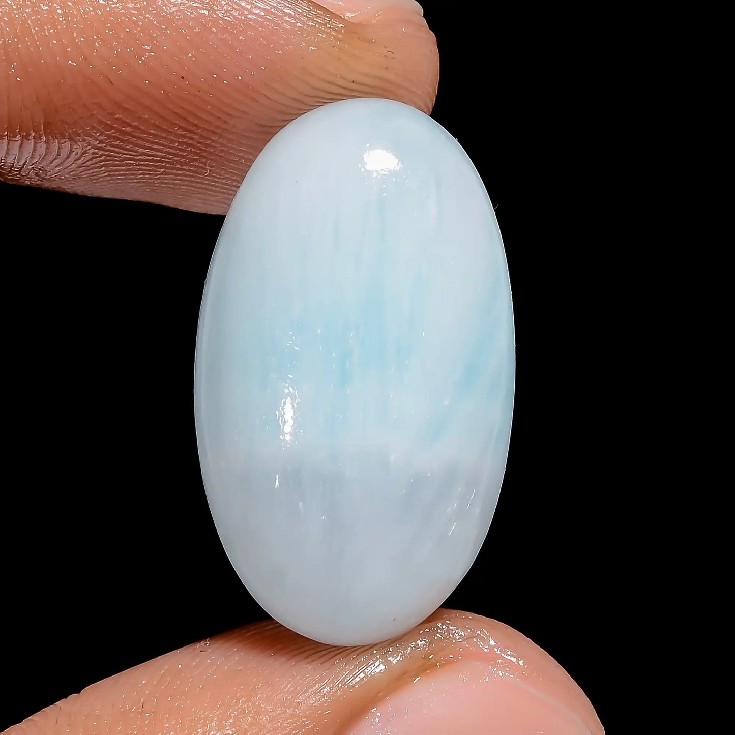 Splendid Top Grade Quality 100% Natural Aragonite Oval Shape Cabochon Loose Gemstone For Making Jewelry 19.5 Ct. 23X14X6 mm V-6467