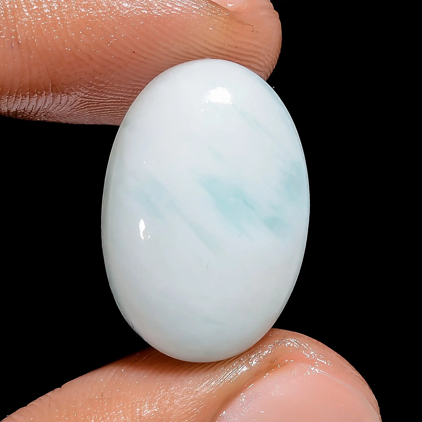 Stunning Top Grade Quality 100% Natural Aragonite Oval Shape Cabochon Loose Gemstone For Making Jewelry 18 Ct. 21X14X6 mm V-6469