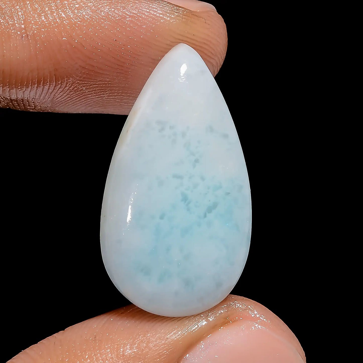 Terrific Top Grade Quality 100% Natural Aragonite Pear Shape Cabochon Loose Gemstone For Making Jewelry 17 Ct. 25X14X5 mm V-6472