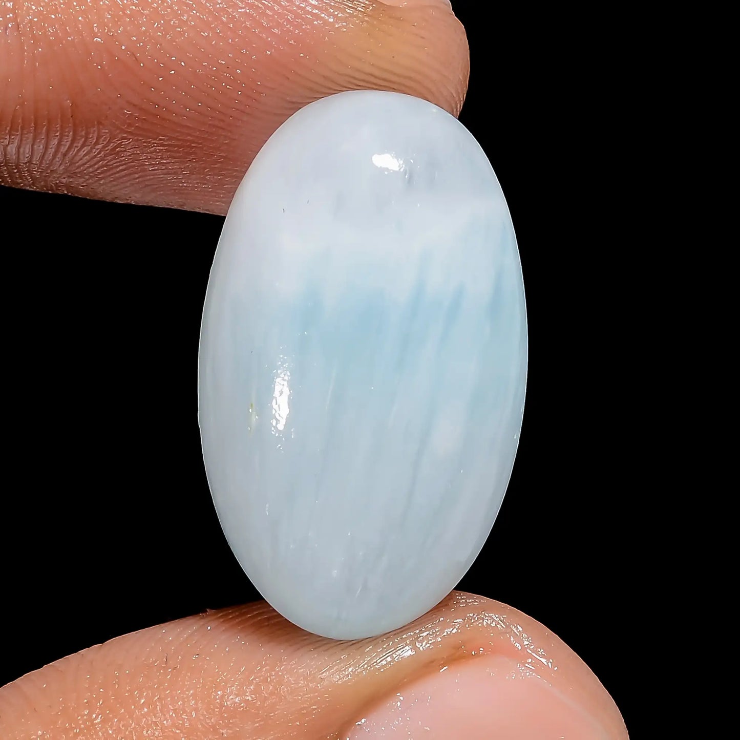 Wonderful Top Grade Quality 100% Natural Aragonite Oval Shape Cabochon Loose Gemstone For Making Jewelry 19.5 Ct. 23X14X6 mm V-6474