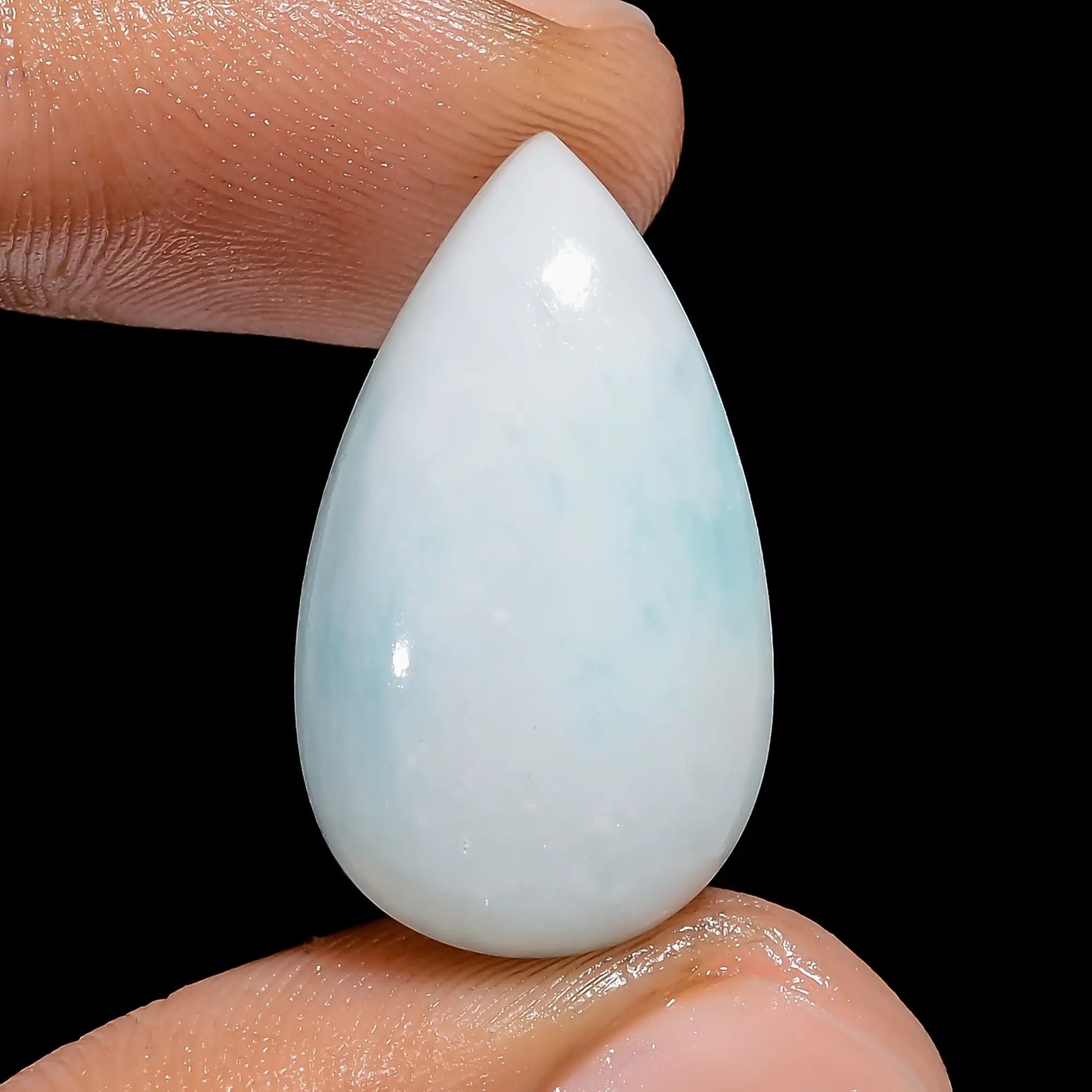 Amazing Top Grade Quality 100% Natural Aragonite Pear Shape Cabochon Loose Gemstone For Making Jewelry 17 Ct. 24X14X6 mm V-6477