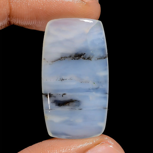 Attractive Top Grade Quality 100% Natural Peruvian Opal Radiant Shape Cabochon Loose Gemstone For Making Jewelry 16.5 Ct. 31X16X3 mm V-6704