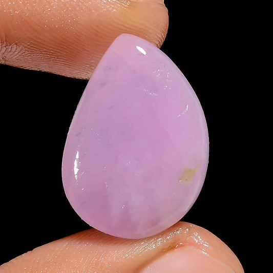 Outstanding Top Grade Quality 100% Natural Pink Kunzite Fancy Shape Cabochon Loose Gemstone For Making Jewelry 19.5 Ct. 21X14X5 mm V-6718