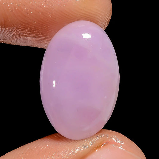 Splendid Top Grade Quality 100% Natural Pink Kunzite Oval Shape Cabochon Loose Gemstone For Making Jewelry 12.5 Ct. 18X12X4 mm V-6719