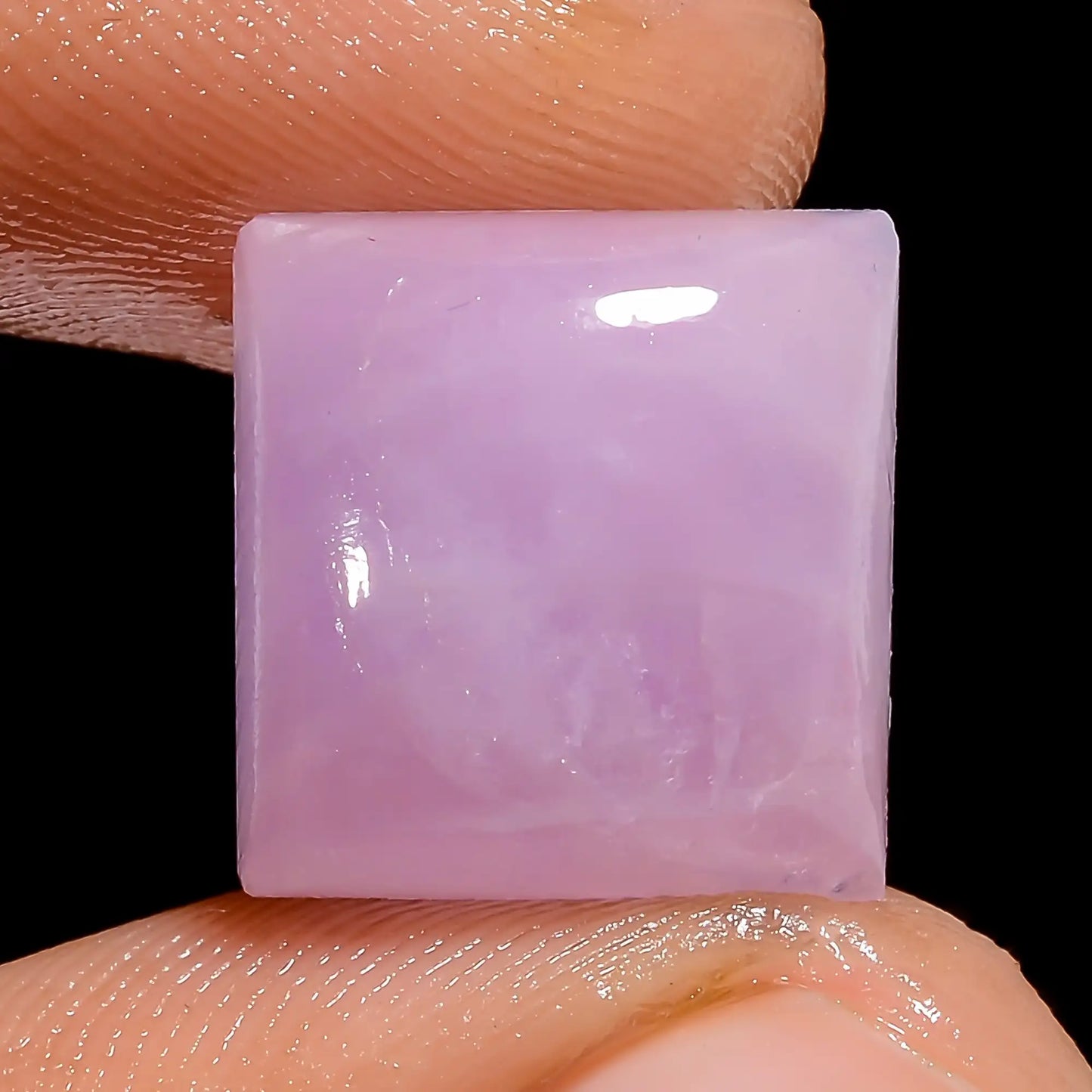 Amazing Top Grade Quality 100% Natural Pink Kunzite Square Shape Cabochon Loose Gemstone For Making Jewelry 11.5 Ct. 12X12X5 mm V-6729