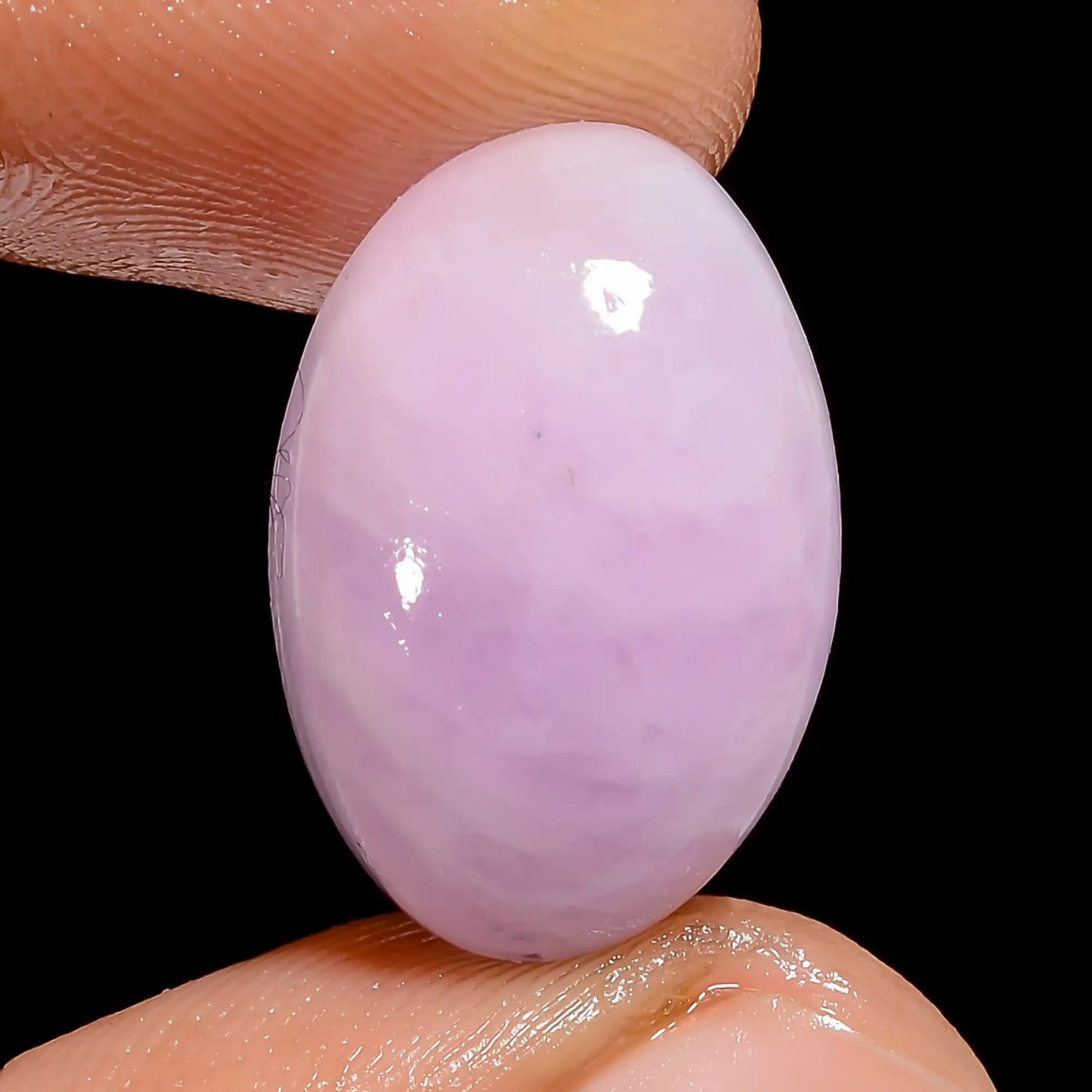 Attractive Top Grade Quality 100% Natural Pink Kunzite Oval Shape Cabochon Loose Gemstone For Making Jewelry 13.5 Ct. 17X11X5 mm V-6730