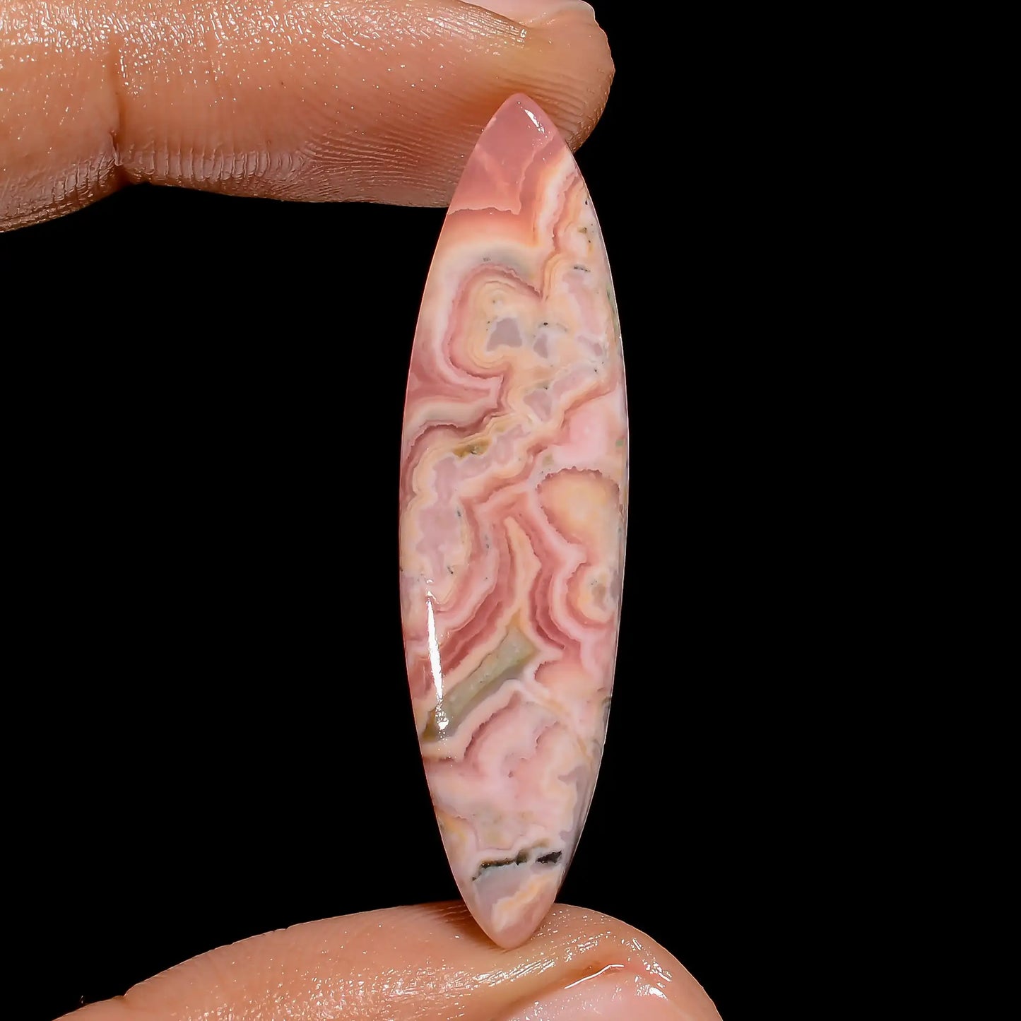 Elegant Top Grade Quality 100% Natural Rhodochrosite Marquise Shape Cabochon Loose Gemstone For Making Jewelry 18.5 Ct. 41X10X3 mm V-6737