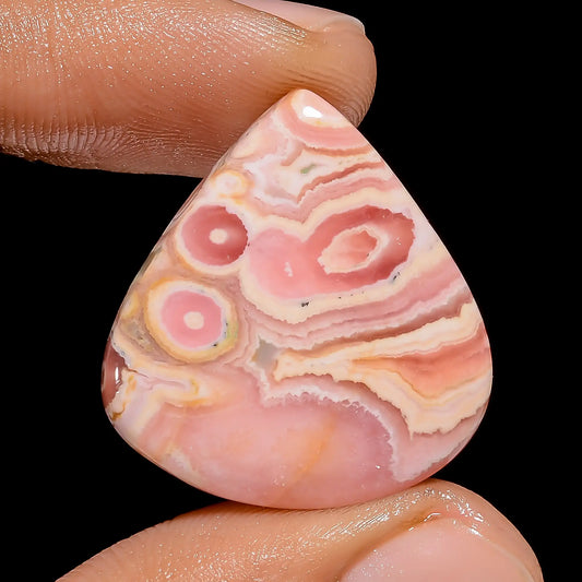 Amazing Top Grade Quality 100% Natural Rhodochrosite Heart Shape Cabochon Loose Gemstone For Making Jewelry 27 Ct. 25X23X4 mm V-6745