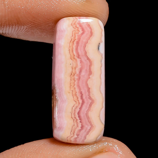 Dazzling Top Grade Quality 100% Natural Rhodochrosite Radiant Shape Cabochon Loose Gemstone For Making Jewelry 20 Ct. 23X9X5 mm V-6750