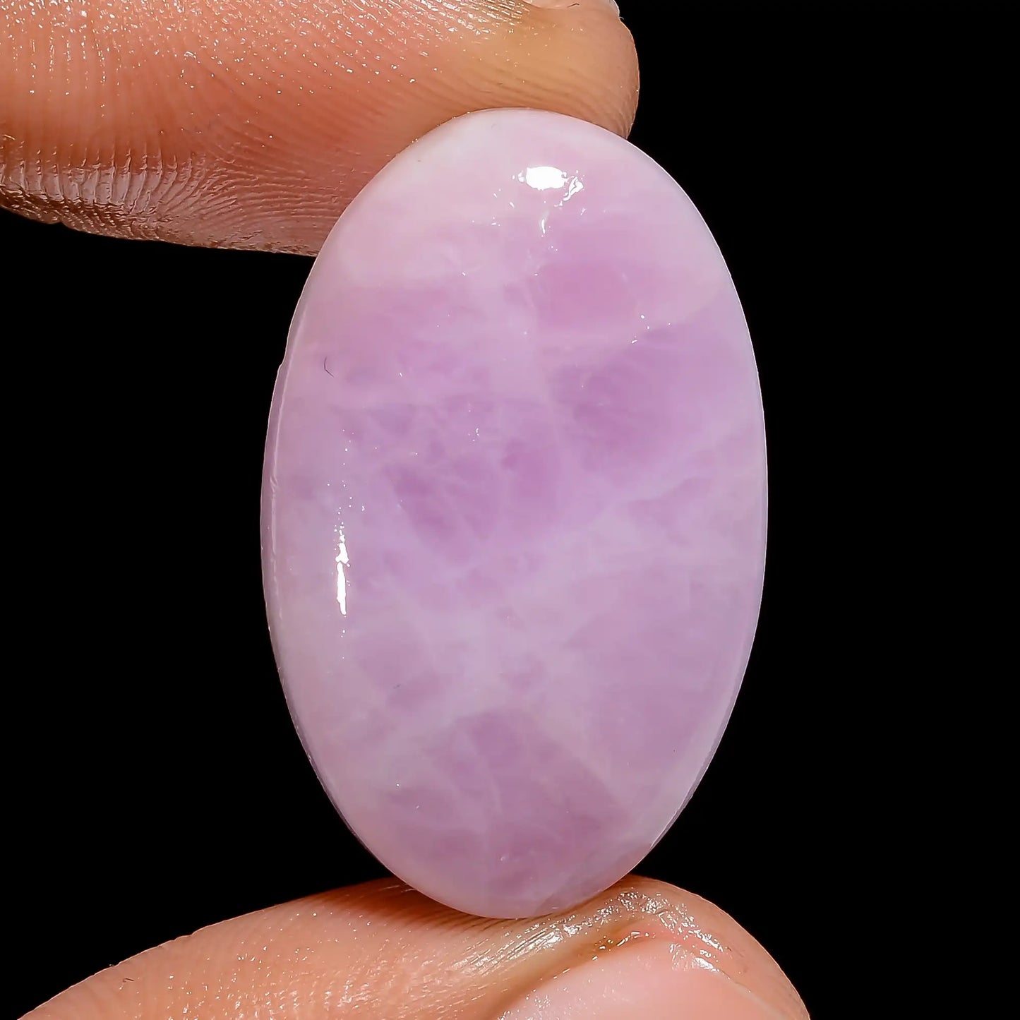 Stunning Top Grade Quality 100% Natural Pink Kunzite Oval Shape Cabochon Loose Gemstone For Making Jewelry 37 Ct. 28X17X7 mm V-6763