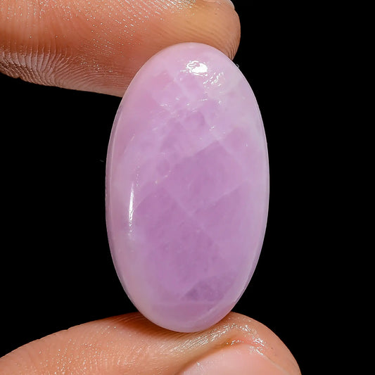 Unique Top Grade Quality 100% Natural Pink Kunzite Oval Shape Cabochon Loose Gemstone For Making Jewelry 30 Ct. 27X15X7 mm V-6767