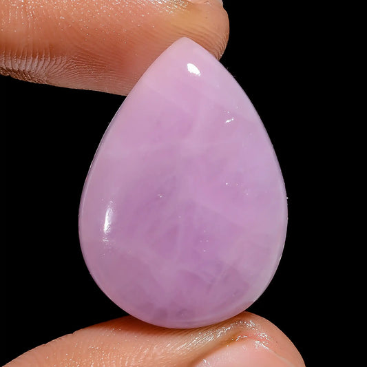 Wonderful Top Grade Quality 100% Natural Pink Kunzite Pear Shape Cabochon Loose Gemstone For Making Jewelry 35 Ct. 27X20X7 mm V-6770