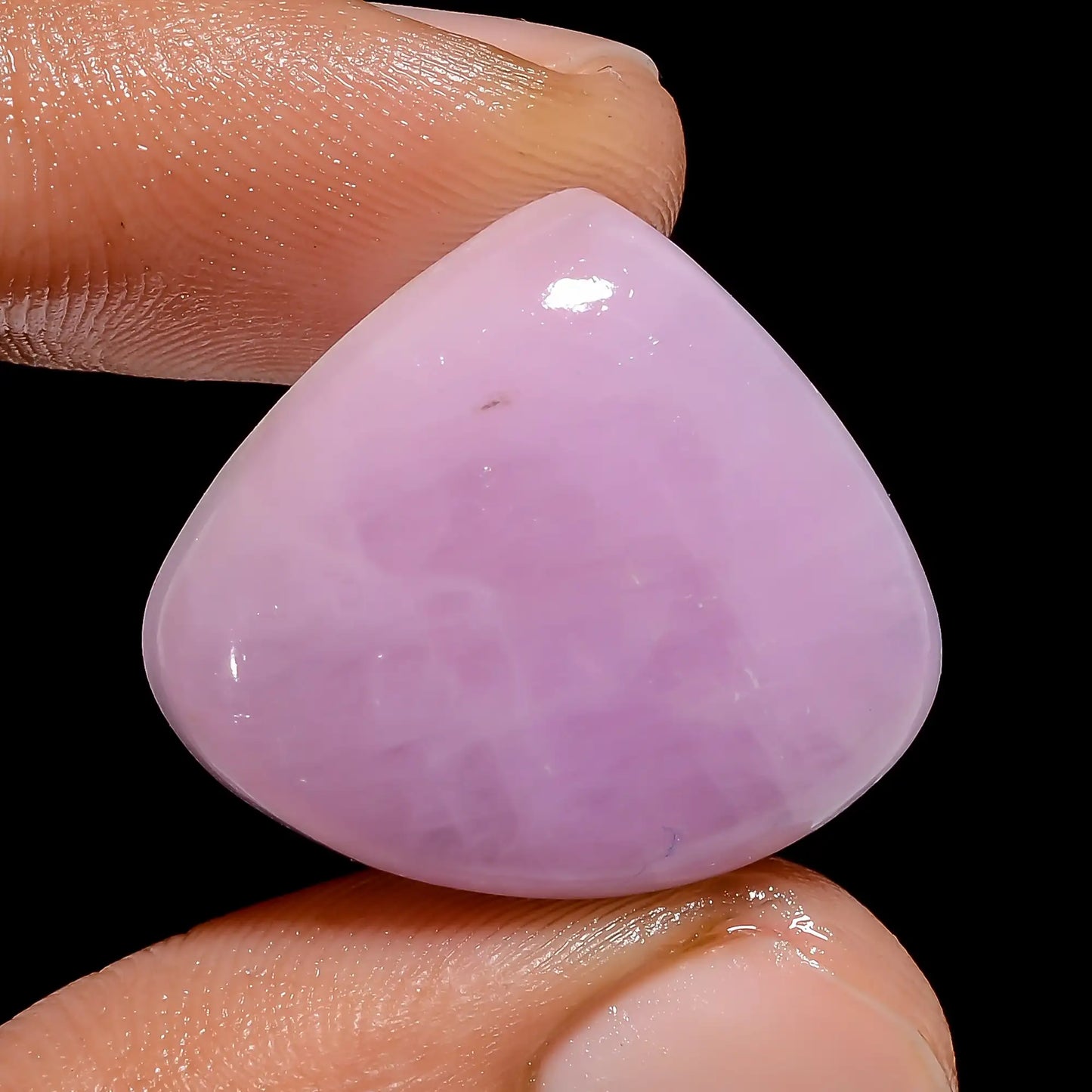 Beautiful Top Grade Quality 100% Natural Pink Kunzite Heart Shape Cabochon Loose Gemstone For Making Jewelry 29 Ct. 21X22X6 mm V-6774