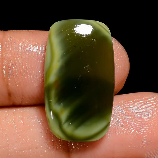 Wonderful Top Grade Quality 100% Natural Imperial Jasper Radiant Shape Cabochon Loose Gemstone For Making Jewelry 12.5 Ct 23X13X4 mm V-6954