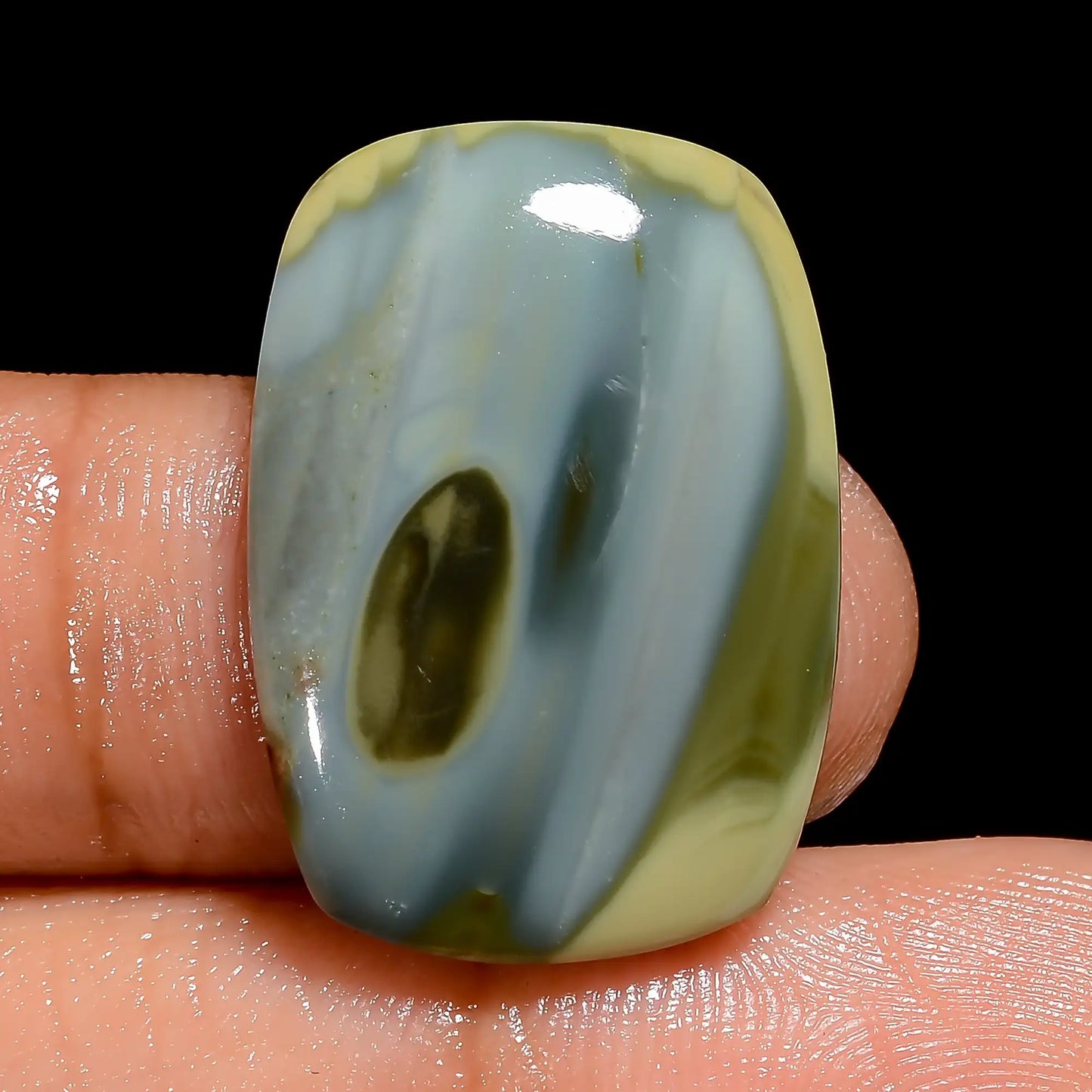 Awesome Top Grade Quality 100% Natural Imperial Jasper Radiant Shape Cabochon Loose Gemstone For Making Jewelry 17 Ct. 24X17X4 mm V-6957