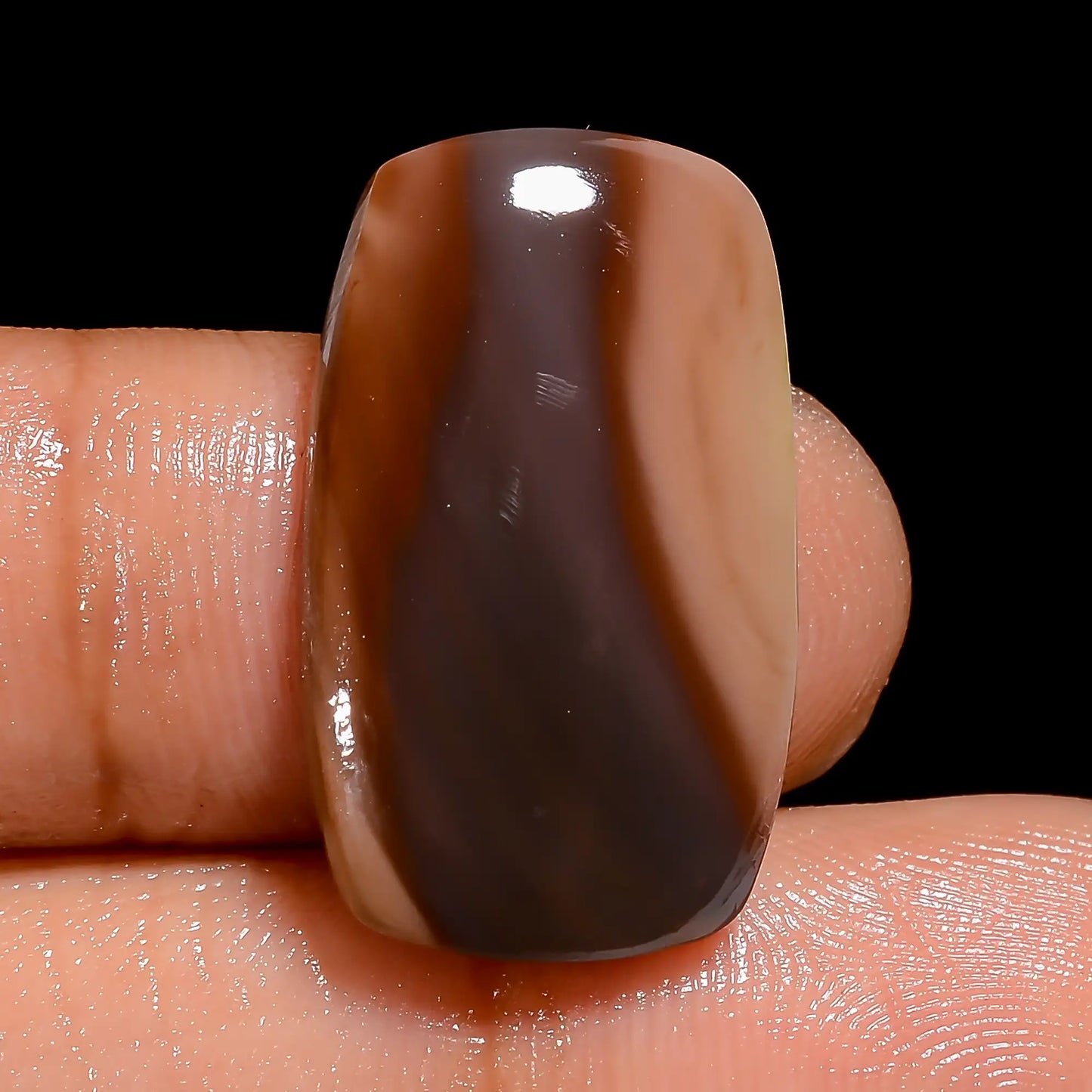 Classic Top Grade Quality 100% Natural Imperial Jasper Radiant Shape Cabochon Loose Gemstone For Making Jewelry 13.5 Ct. 23X14X4 mm V-6959