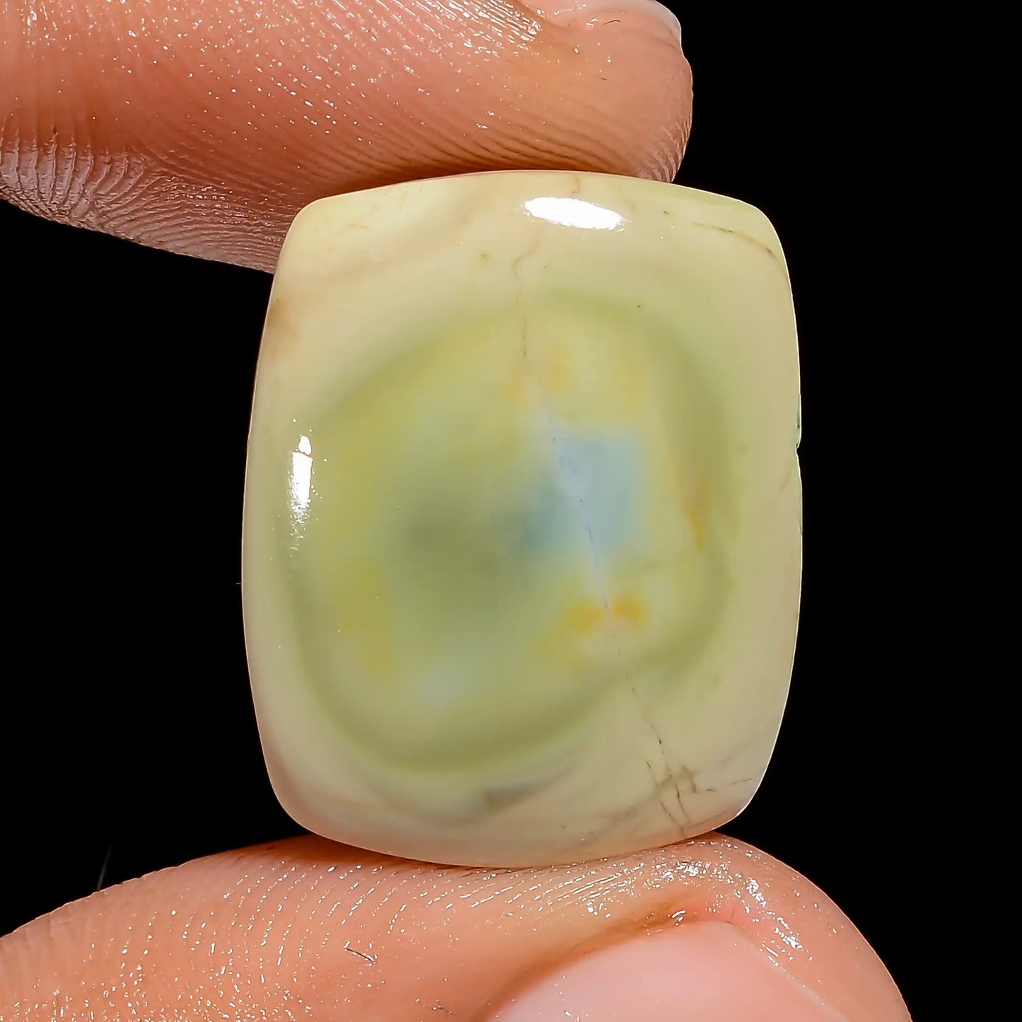 Dazzling Top Grade Quality 100% Natural Imperial Jasper Radiant Shape Cabochon Loose Gemstone For Making Jewelry 16 Ct. 20X16X5 mm V-6960