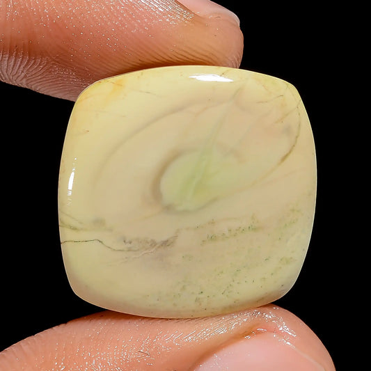 Excellent Top Grade Quality 100% Natural Imperial Jasper Cushion Shape Cabochon Loose Gemstone For Making Jewelry 17 Ct. 21X21X4 mm V-6961