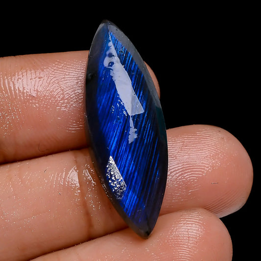 Wonderful Top Grade Quality 100% Natural Blue Labradorite Marquise Shape Faceted Loose Gemstone For Making Jewelry 44 Ct. 30X10X5 mm V-7122