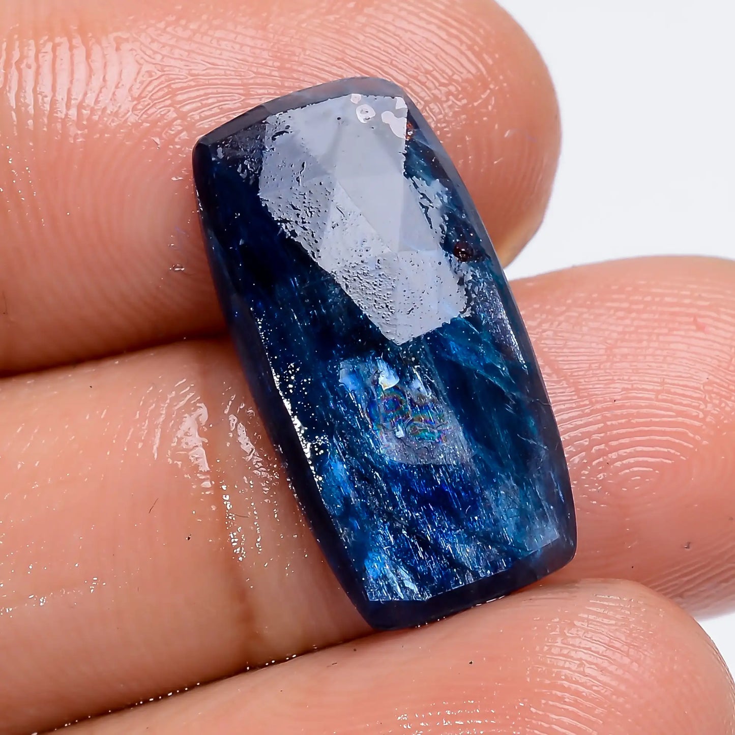 Attractive Top Grade Quality 100% Natural Blue Kyanite Radiant Shape Faceted Loose Gemstone For Making Jewelry 8 Ct. 20X10X3 mm V-7763